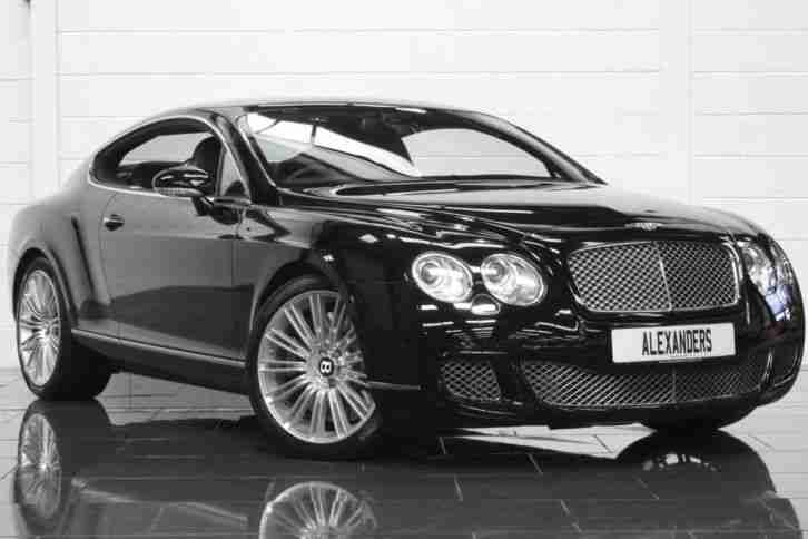09 09 BENTLEY CONTINENTAL GT SPEED 6.0 W12 AUTO COUPE BLACK PETROL