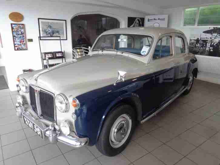 1959 ROVER UNLISTED 2.5 P4 80 SELLING ON BEHALF OF CURRENT OWNER SALOON PETROL