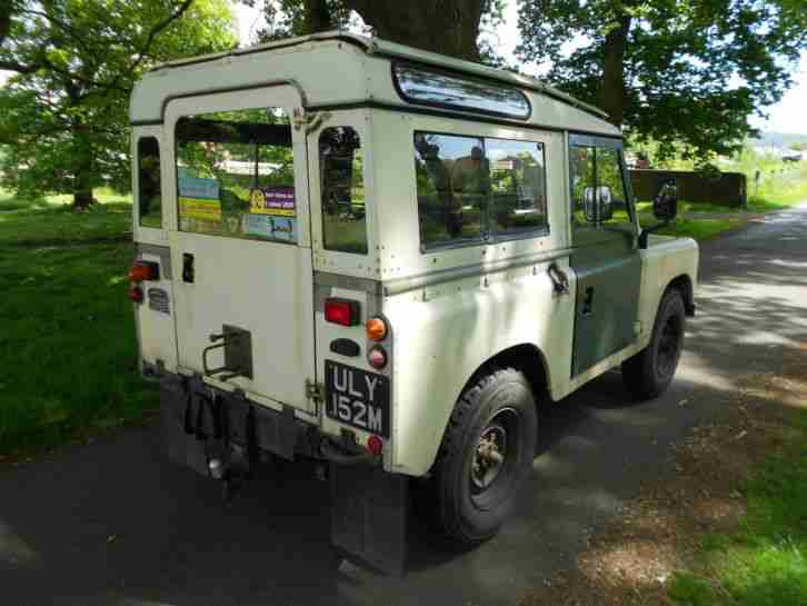 1973 LAND ROVER SERIES 3 7SEATER STATION WAGON TAX EXEMPT 750 16 STORED 25 YEARS