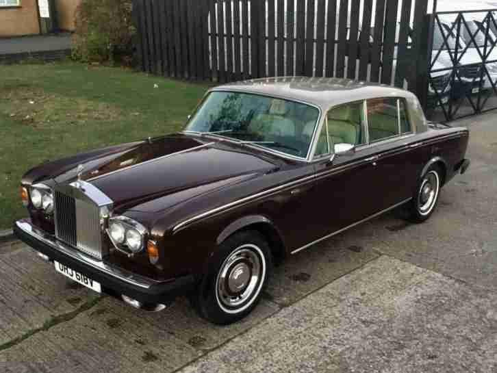 1979 ROLLS ROYCE SILVER SHADOW 6.8 4D AUTO SHADOW 11. GREAT INVESTMENT.