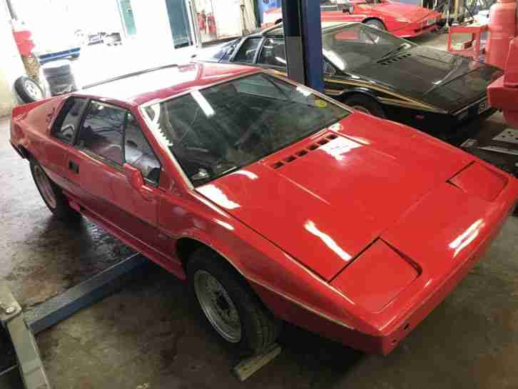 1985 ESPRIT TURBO UNFINISHED PROJECT
