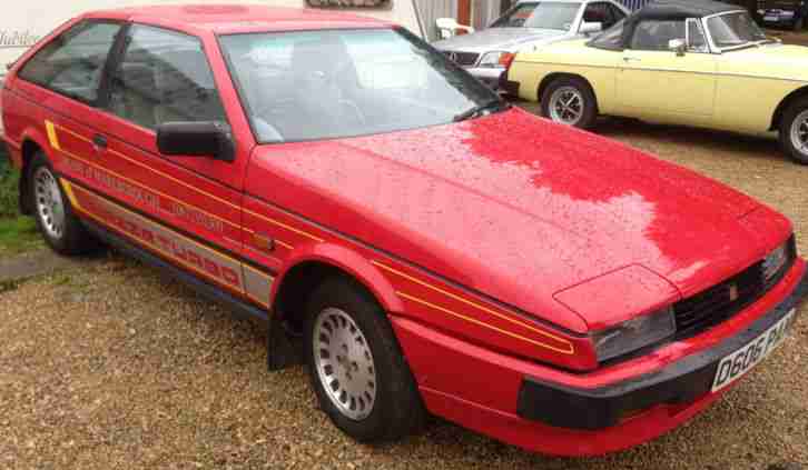 1986 ISUZU PIAZZA TURBO RED RARE CAR LOW MILEAGE EXCELLENT CONDITION 1 OWNER