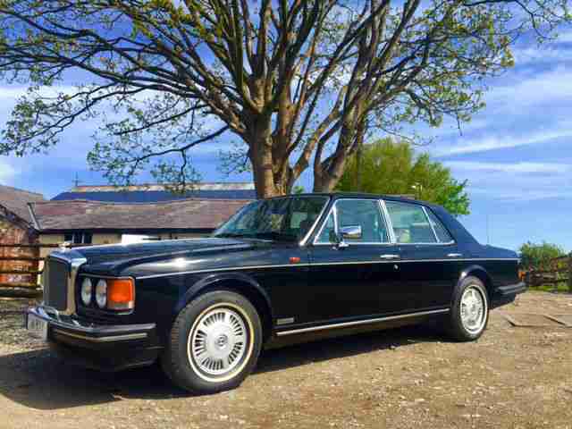 1987 BENTLEY EIGHT Mason Black with Parchment Leather, 69000 miles