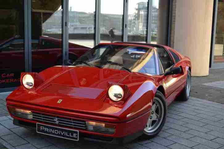 1987 Manual Ferrari 328 GTS Finished in Rosso Red with Cream Leather interior
