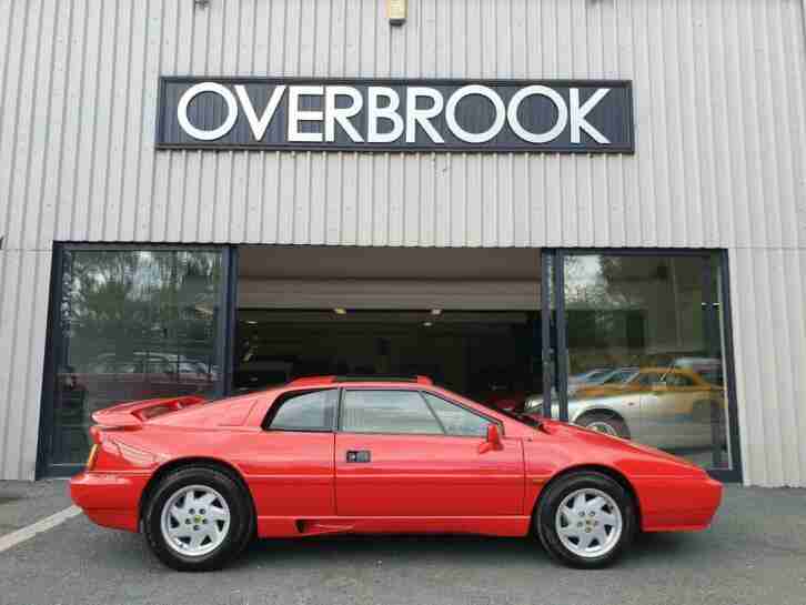 1988 LOTUS ESPRIT TURBO 1 FORMER KEEPER 22K MILES FROM NEW CALYPSO RED
