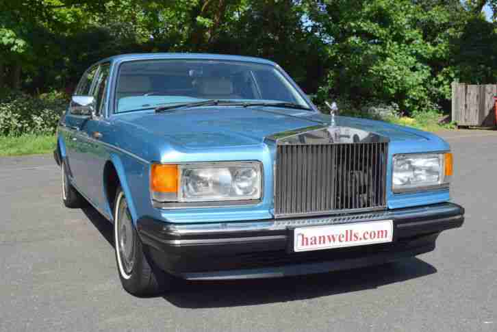 1991 H Rolls Royce Silver Spirit MK II Active Ride in Rhapsody Blue