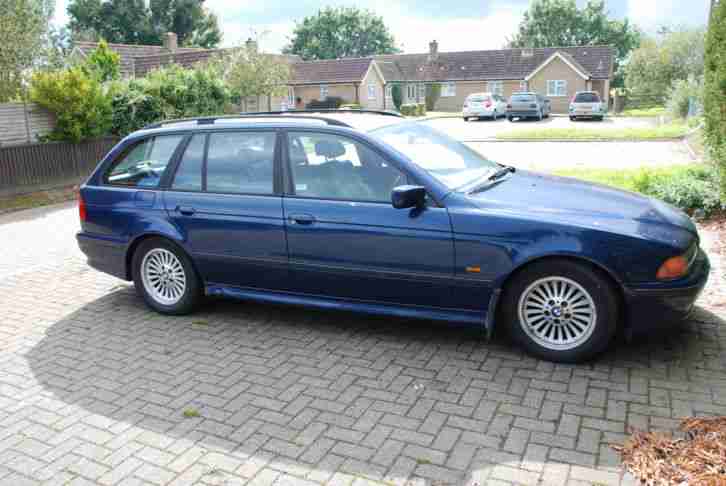 1997 BMW 523I SE TOURING AUTO BLUE MTEC SPORTS SUSPENSION AND STEERING WHEEL