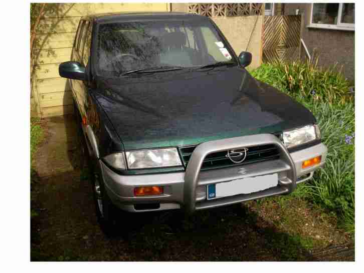 1997 SSANGYONG MUSSO SE GREEN