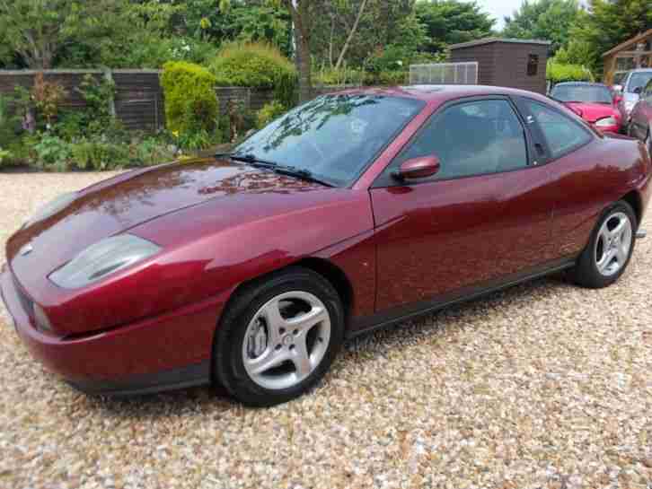 1999 FIAT COUPE 20V TURBO RED 12 MONTHS MOT LOTS OF SERVICE HISTORY VERY CLEAN