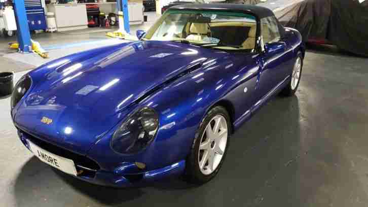 1999 ‘T’ TVR Chimaera 500 in Imperial Blue ! PAS 45k Low owners. A loved car!
