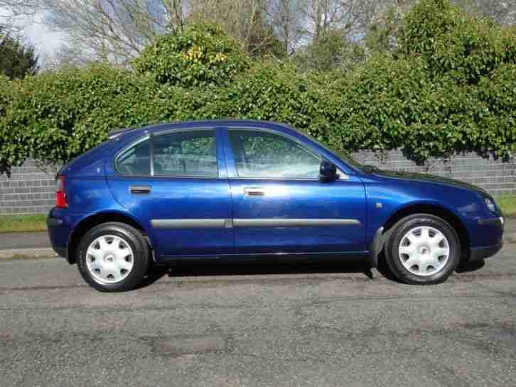 2000 ROVER 25 IL 16V BLUE 1.4 ONLY 15000 MILES .