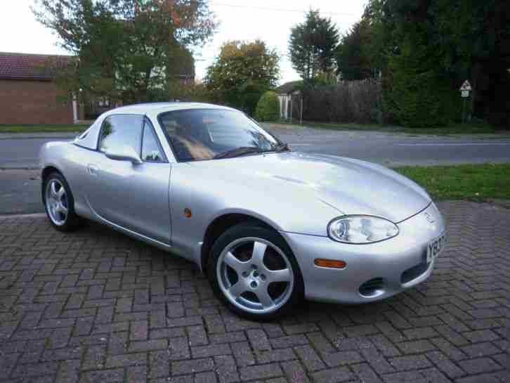 2001 MX 5 SILVER WITH HARDTOP