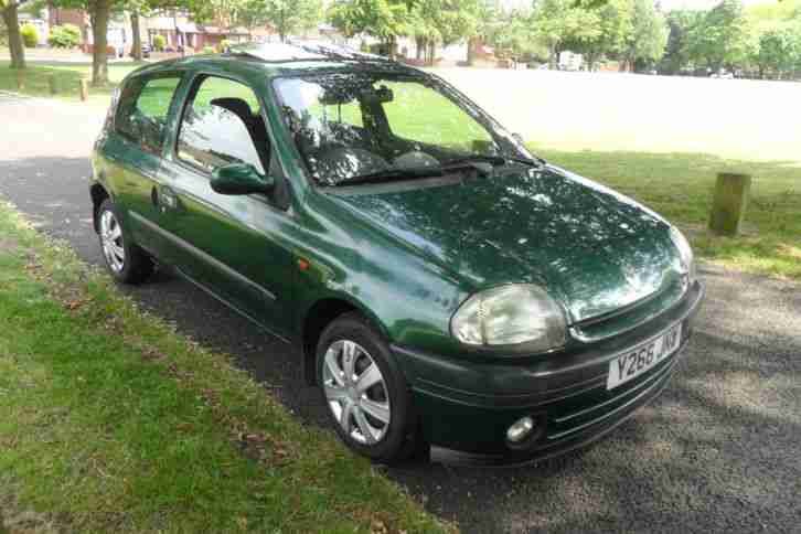 2001 CLIO ALIZE GREEN 1.4 ONLY 56000