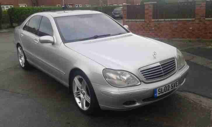 2002 02 MERCEDES S320 CDI AUTO SILVER LOOKS WELL AMG WHEELS