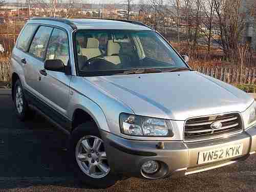 2002 52 SUBARU FORESTER 2.0 X ALL WEATHER 5D 125 BHP