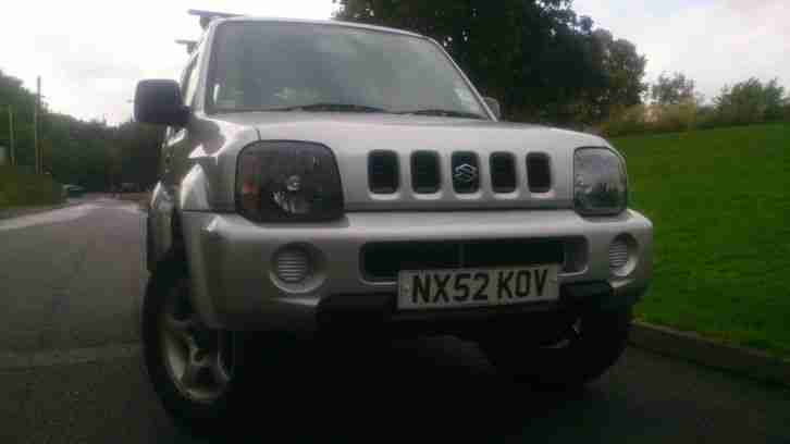 2002 52 SUZUKI JIMNI 1.3 JLX 3door 4X4 in SILVER VERY CHEAPLY PRICED TO SELL!!