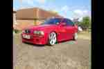 2002 520 I SPORT RED slammed coilovers no