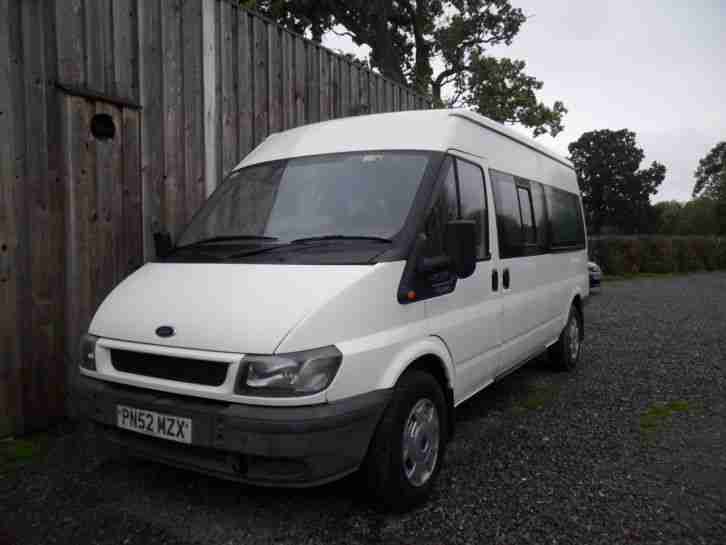 2002 FORD TRANSIT 350 2.5TD 14 SEAT MINI BUS NEW MOT PX'S ALWAYS WELCOME