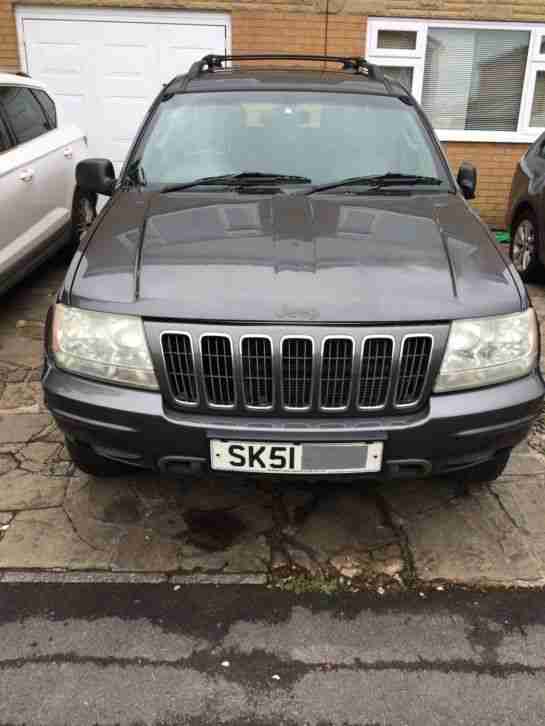 2002 JEEP GRAND CHEROKEE OVERLAND V8 4.7 SPARES OR REPAIR WITH PRINNS LPG
