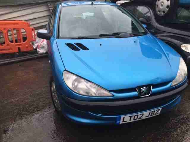 2002 PEUGEOT 206 LX AUTOMATIC spares or repairs