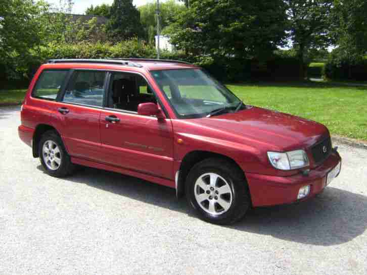 2002 FORESTER SPORT IN METALLIC RED