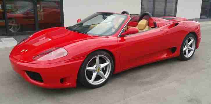 2003 360 SPIDER F1 RED LHD