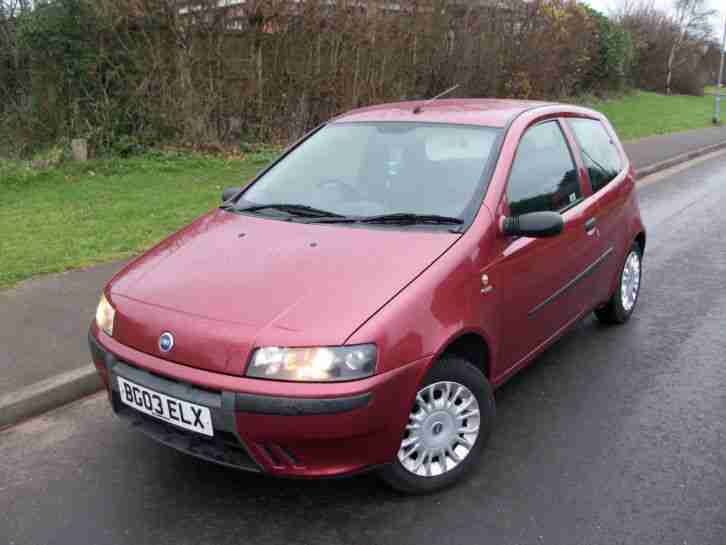 ##### 2003 FIAT PUNTO ACTIVE SPORT RED 1242cc FULL FIAT SERVICE HISTORY
