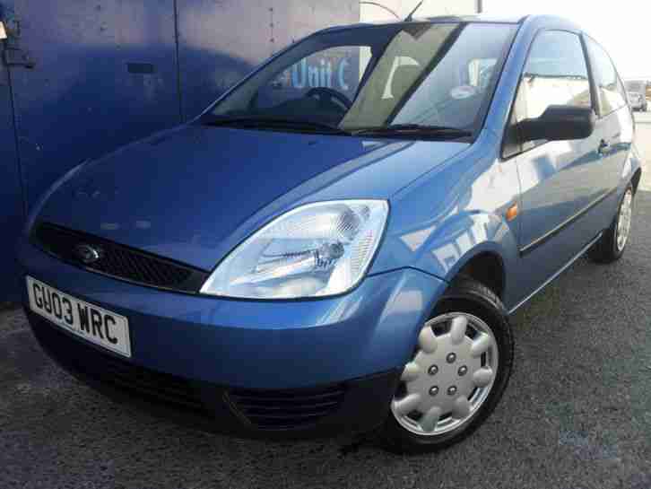2003 FORD FIESTA FINESSE BLUE 1.3 LOVELY CONDITION LOW MILEAGE IDEAL FIRST CAR