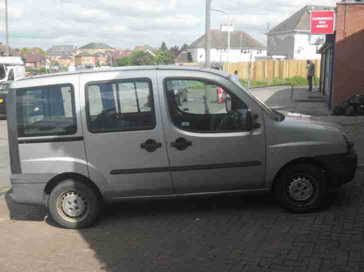 2003 Fiat Doblo Grey. Petrol MPV. Spares or Repair
