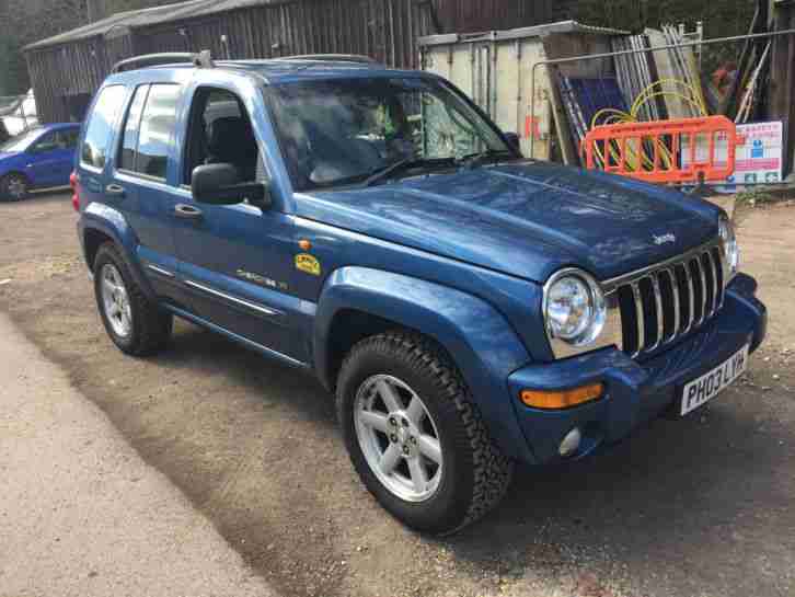 2003 JEEP CHEROKEE LIMITED 2.8 CRD AUTO BLUE