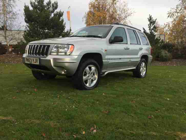 2003 JEEP GRAND CHEROKEE CRD OVERLAND SILVER
