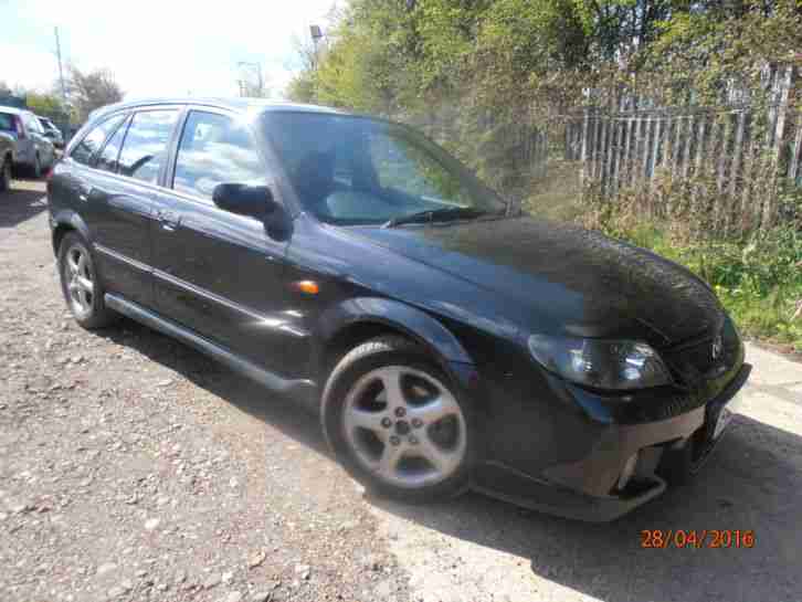 2003 MAZDA 323 BLACKM.O.T FEBRUARY 2017, FOR SPARES OR REPAIR