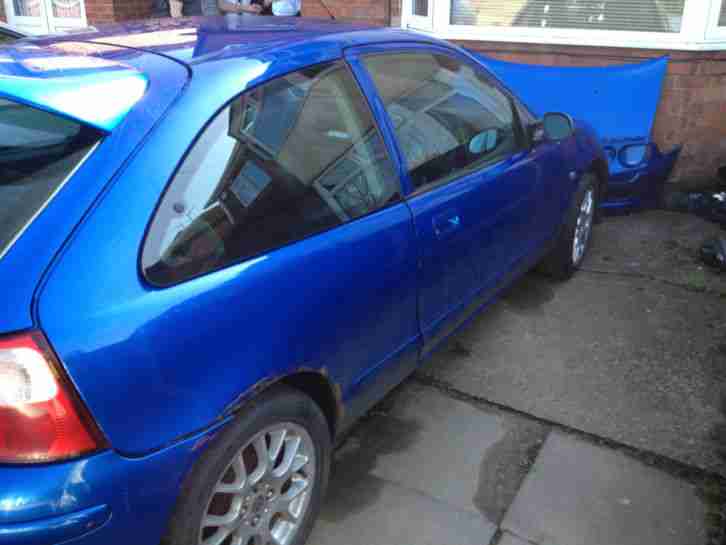 2003 MG ZR 1.4L BLUE SPARES OR REPAIRS