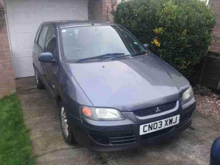2003 MITSUBISHI SPACE STAR MIRAGE GREY SPARES OR REPAIRS, NOISEY GEARBOX CLUTCH