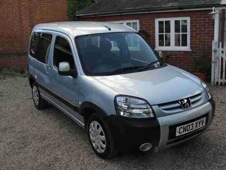 2003 PEUGEOT PARTNER 2.0 HDI ESCAPADE - SERVICE HISTORY - ONE OWNER FROM NEW
