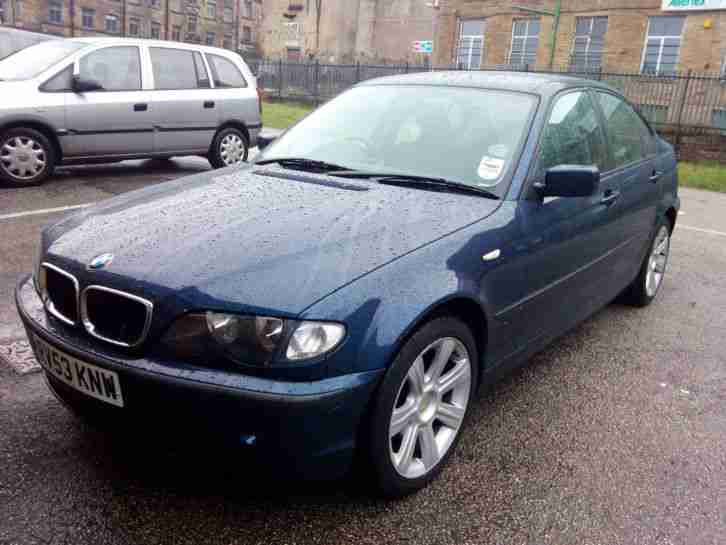 2003 on 53 BMW 3 series 318 i SE 1.8 Petrol, Blue, Low Mileage with Tow Bar VGC