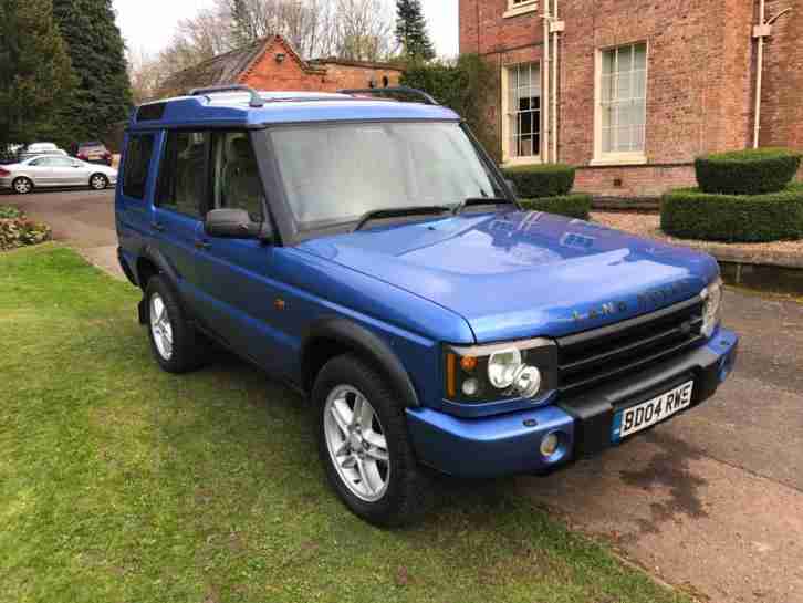 2004 04 Land Rover Discovery 2.5Td5 (7st) Landmark Diesel 5DR 4x4 BLUE METALLIC