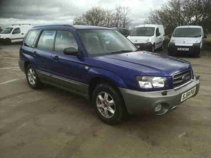 2004 54 forester X All 2.0 petrol AwD
