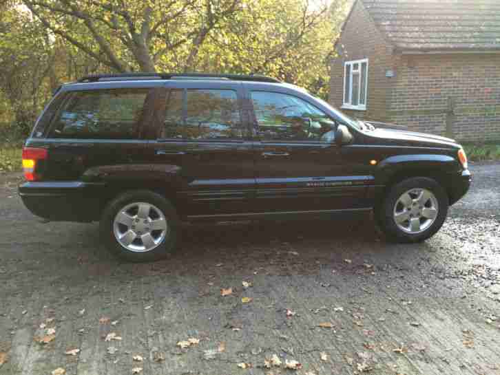 2004 JEEP GRAND CHEROKEE 4.0 LTD A BLACK,77.000 MILES WITH FULL SERVICE HISTORY