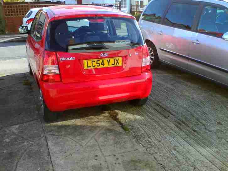 2004 Picanto LX 1.1 54 plate red58.000