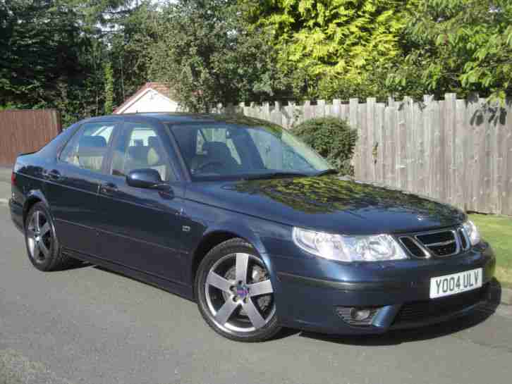 2004 SAAB 9 5 HOT AERO BLUE ONLY 55,398 MILES ENTHUSIAST OWNED