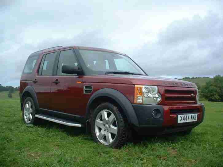 2005 LAND ROVER DISCOVERY 3 TDV6 AUTO RED HSE