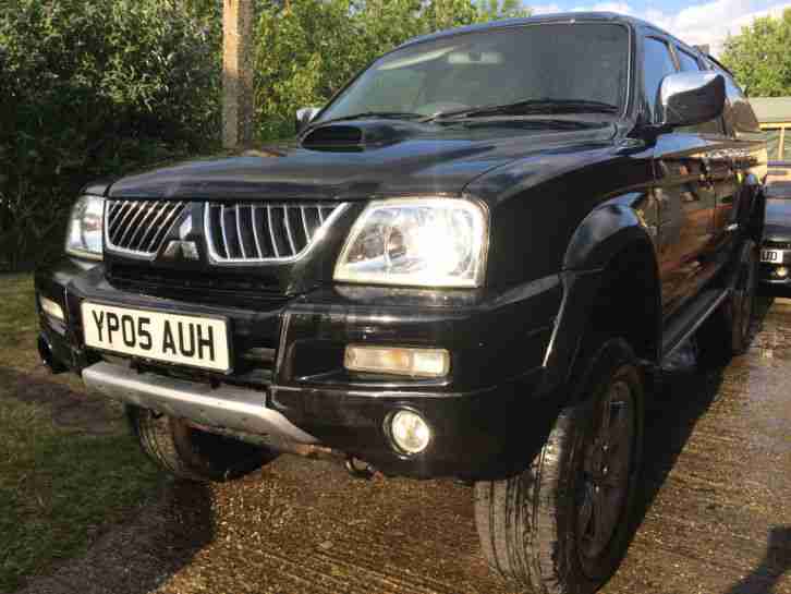 2005 MITSUBISHI L200 ANIMAL LWB 4WD BLACK Unfinished Project Lifted Off road 4x4