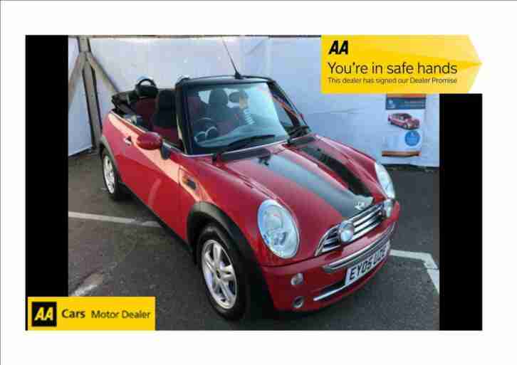 2005 Mini Cooper 1.6 Convertible, Female Owned , Parking Sensors, 12 Month