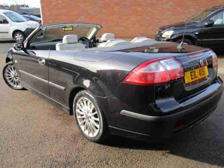 2005 SAAB 9-3 2.0 VECTOR T 2D AUTO 150 BHP CONVERTIBLE +LEATHER+LOW MILES