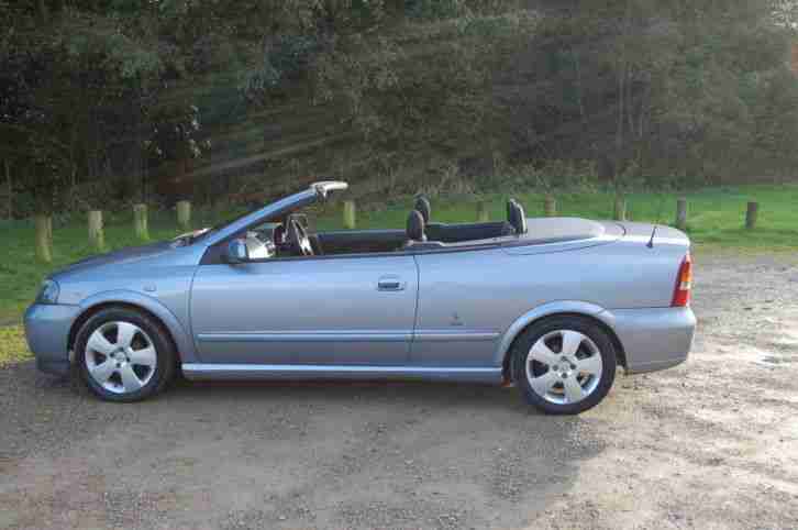 2005 VAUXHALL ASTRA COUPE CONVERTIBLE SILVER FULL HISTORY EXCELLENT CONDITION