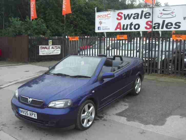 2005 VAUXHALL ASTRA EXCLUSIVE BERTONE 1.8L CONVERTIBLE ONLY 54,962 MILES