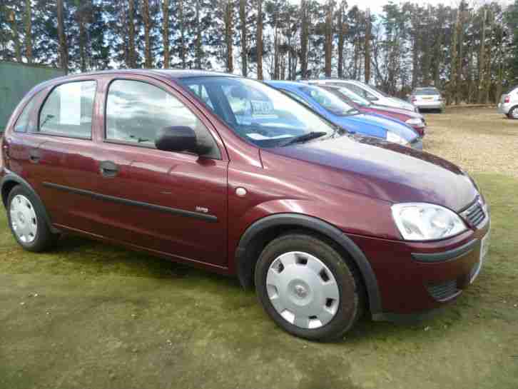 2005 VAUXHALL CORSA LIFE TWINPORT RED