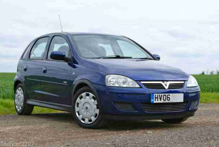2006 06 VAUXHALL CORSA 1.4i 16V DESIGN 5DR AUTOMATIC WITH AIR CON MET BLUE