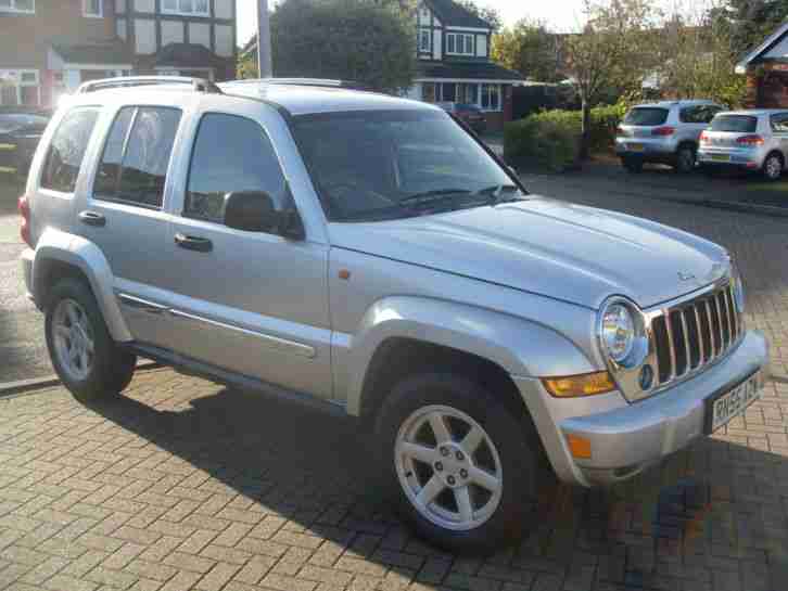 2006 55 JEEP CHEROKE 2.8 CRD LTD IN STUNNING SILVER WITH FULLSERVICE HISTORY